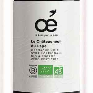 Aoc Chateauneuf-Du-Pape 100% Bio Et Engagé Vins